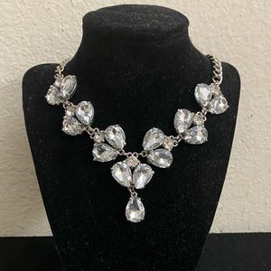Leslie Danzis Rhinestone Statement Necklace